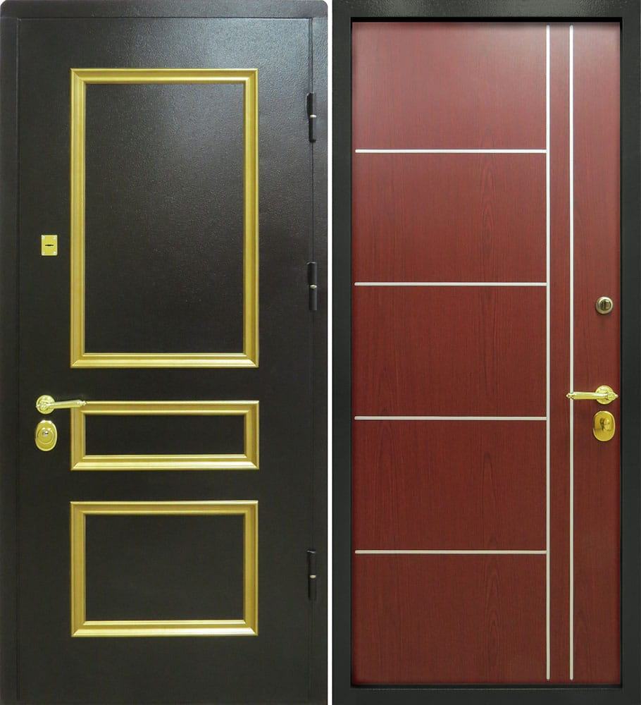 Дверь металлическая Порошок/МДФ 1214