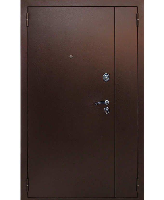 Металлическая двустворчатая дверь Порошок 1111