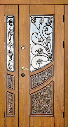 Парадные металлические двери