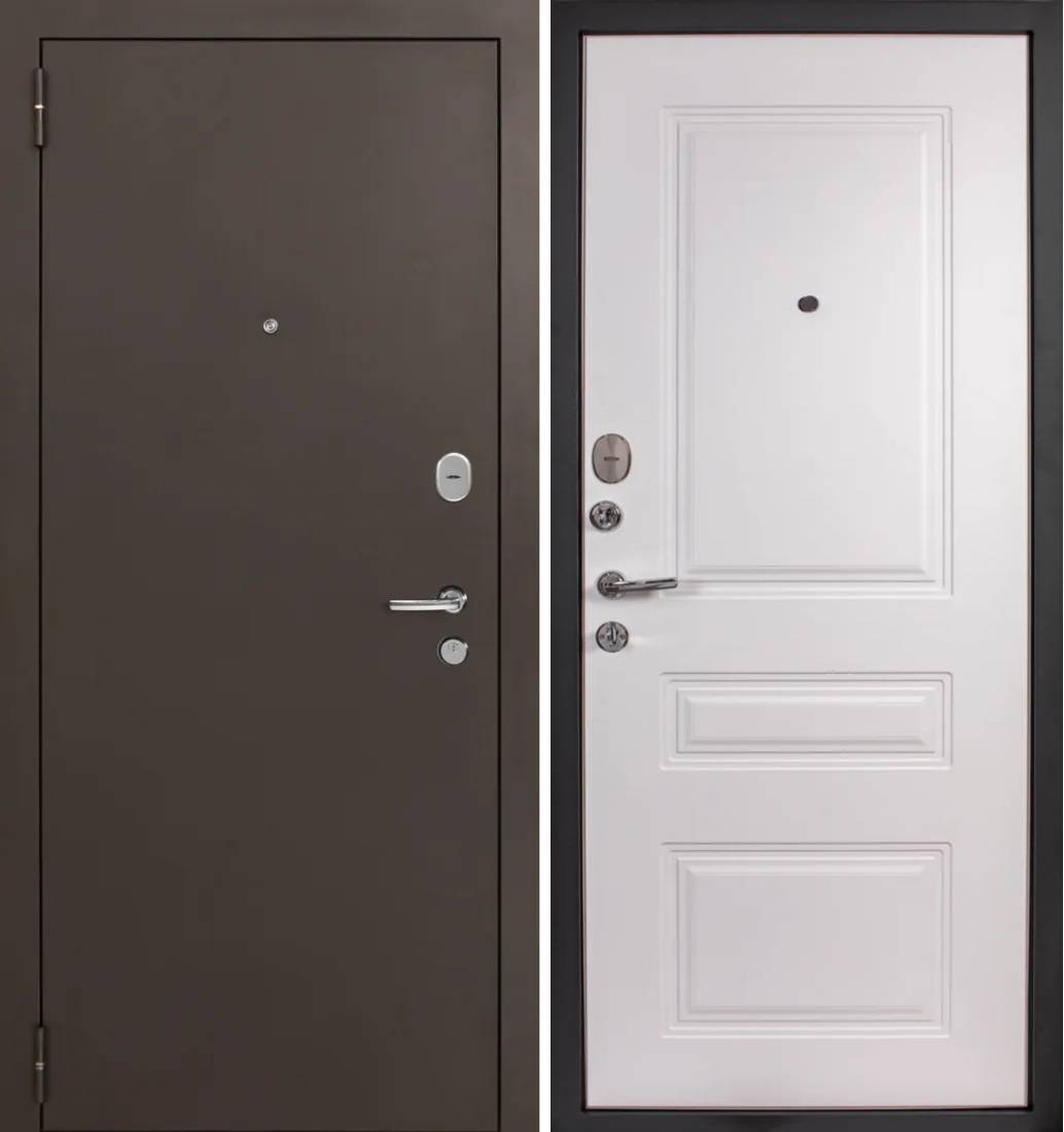 Дверь металлическая входная с порошковым напылением/МДФ 1255