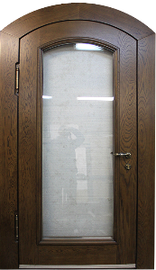 Металлические двери со стеклом