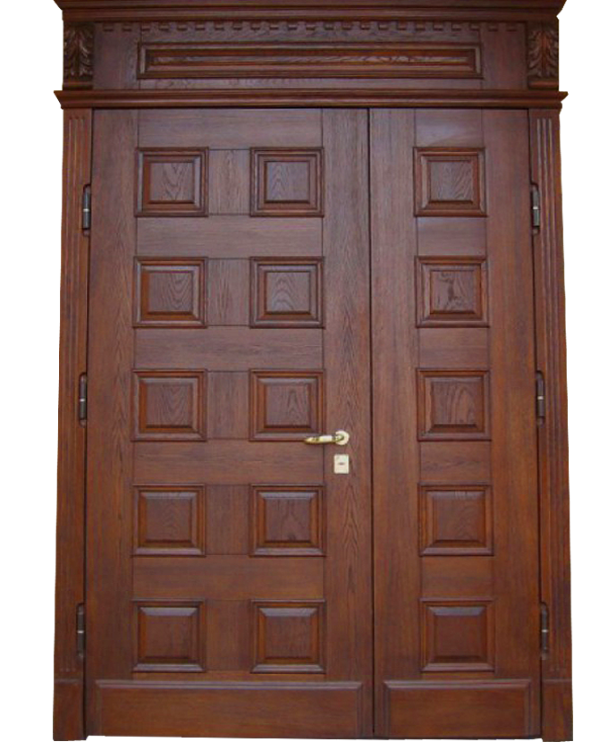 Дверь металлическая уличная МДФ 2044