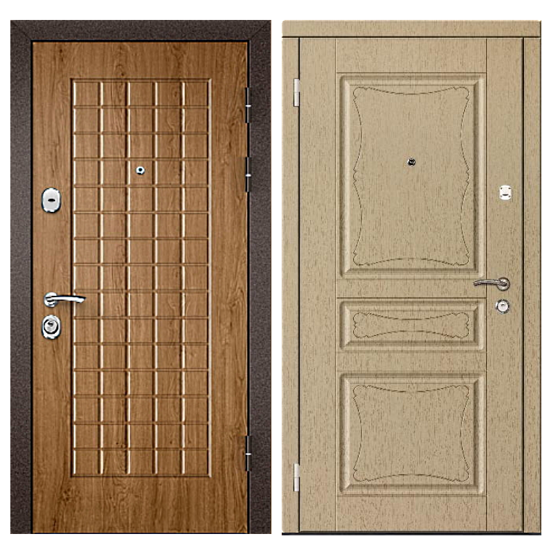 Дверь входная трехконтурная МДФ/МДФ 3099